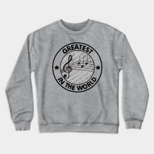 Greatest "Dad" in the World Crewneck Sweatshirt